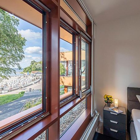 Fewo1846 Intermar - Leichte Brise - Modernes Studioapartment Mit Meerblick Glücksburg Esterno foto