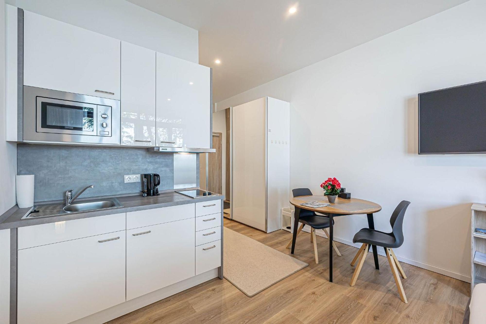 Fewo1846 Intermar - Leichte Brise - Modernes Studioapartment Mit Meerblick Glücksburg Esterno foto