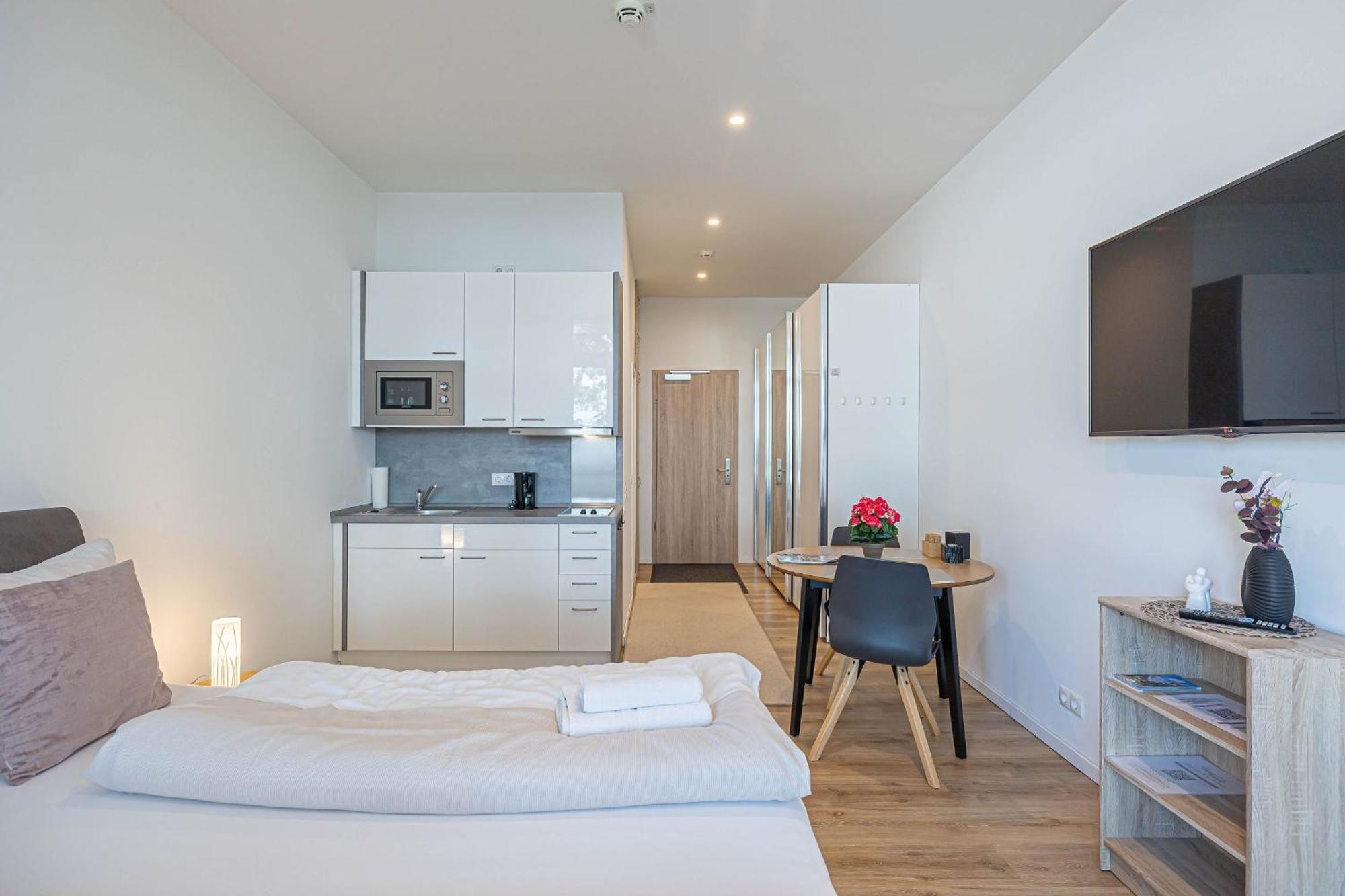 Fewo1846 Intermar - Leichte Brise - Modernes Studioapartment Mit Meerblick Glücksburg Esterno foto