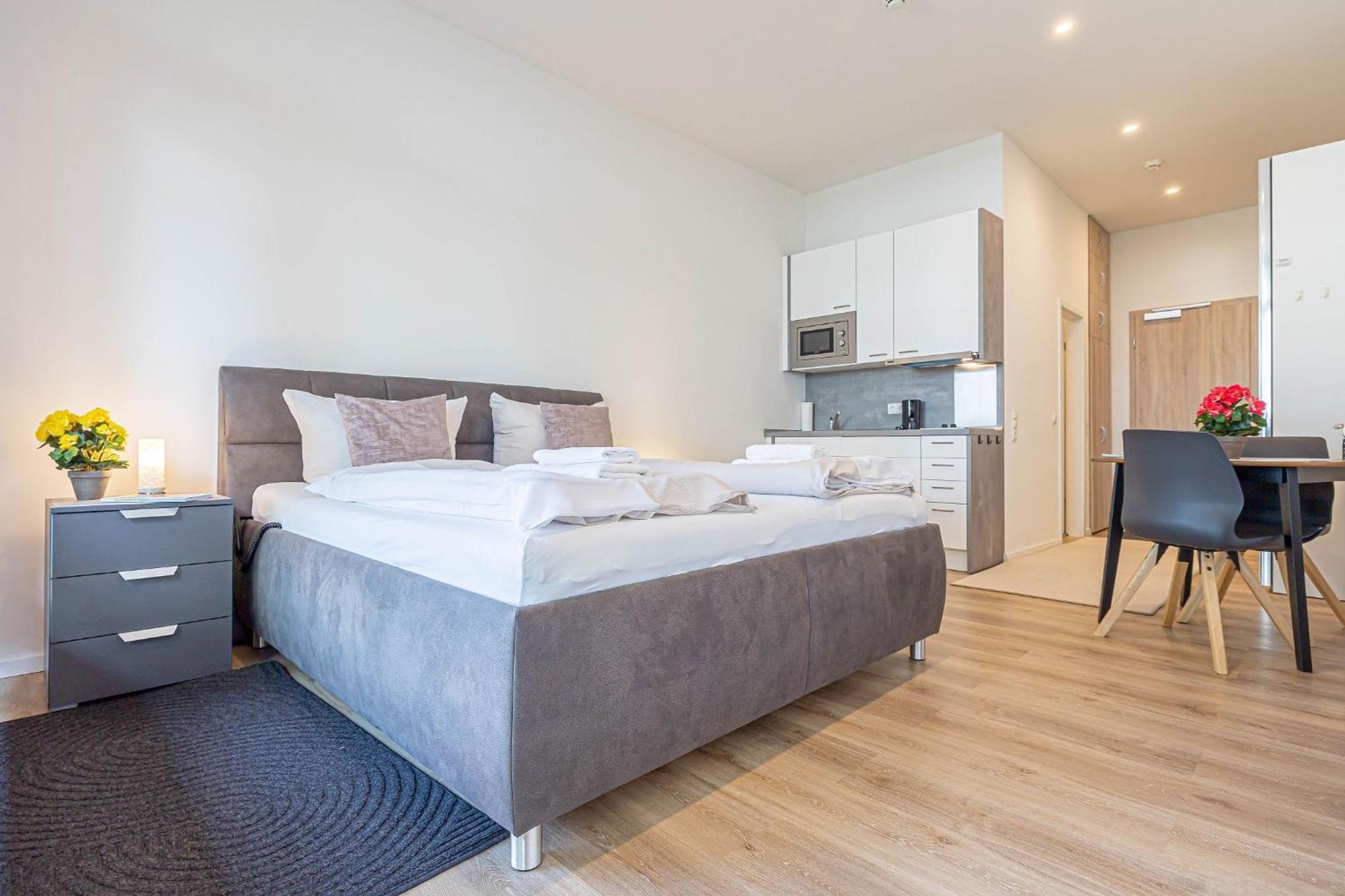Fewo1846 Intermar - Leichte Brise - Modernes Studioapartment Mit Meerblick Glücksburg Esterno foto