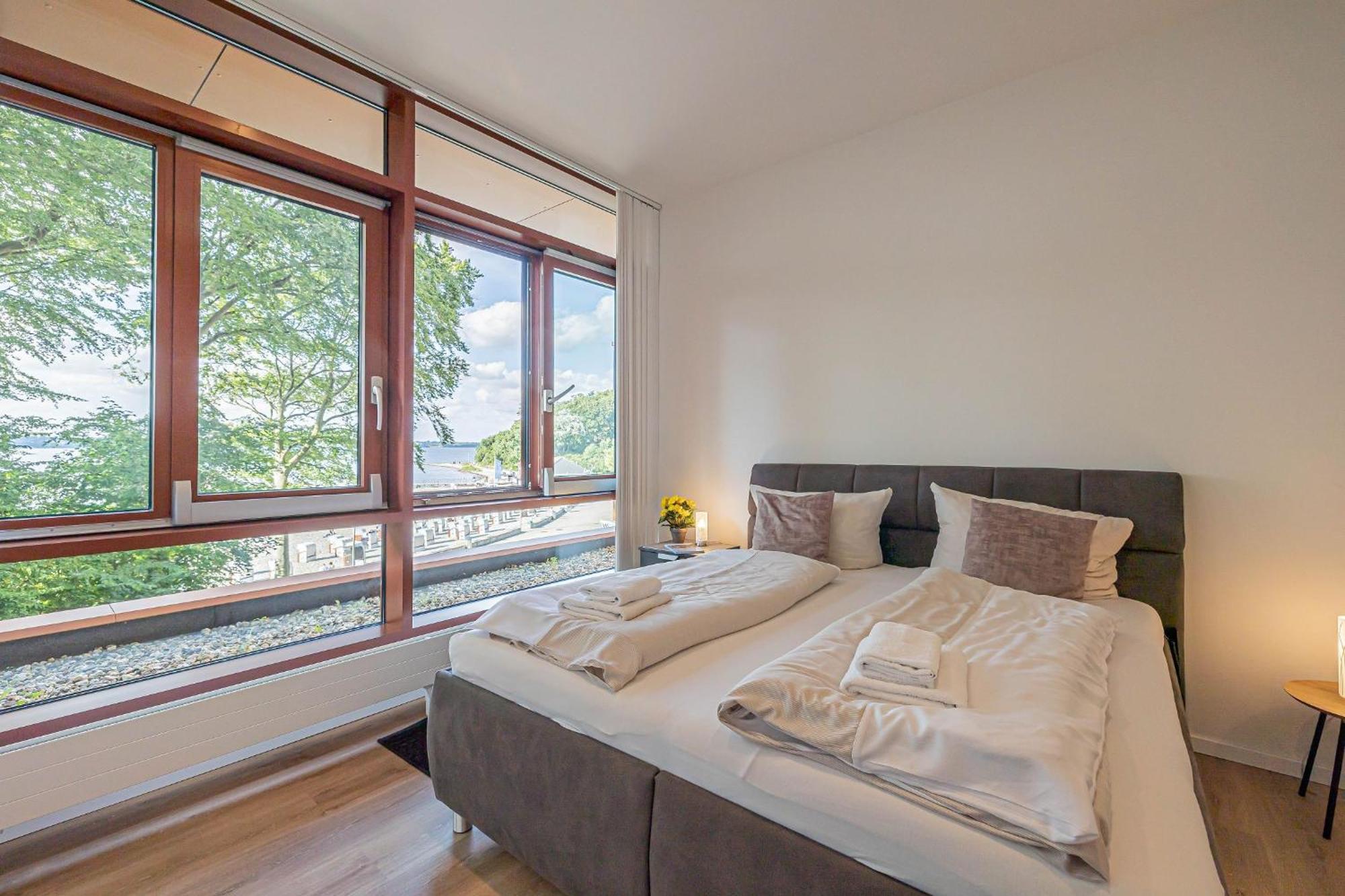 Fewo1846 Intermar - Leichte Brise - Modernes Studioapartment Mit Meerblick Glücksburg Esterno foto